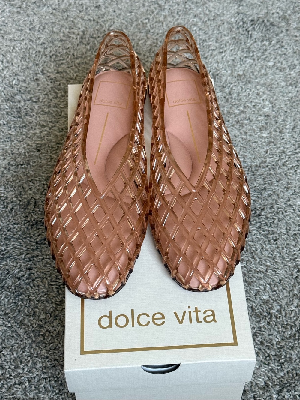 Dolce Vita Mocha Jelly Ballet Flats